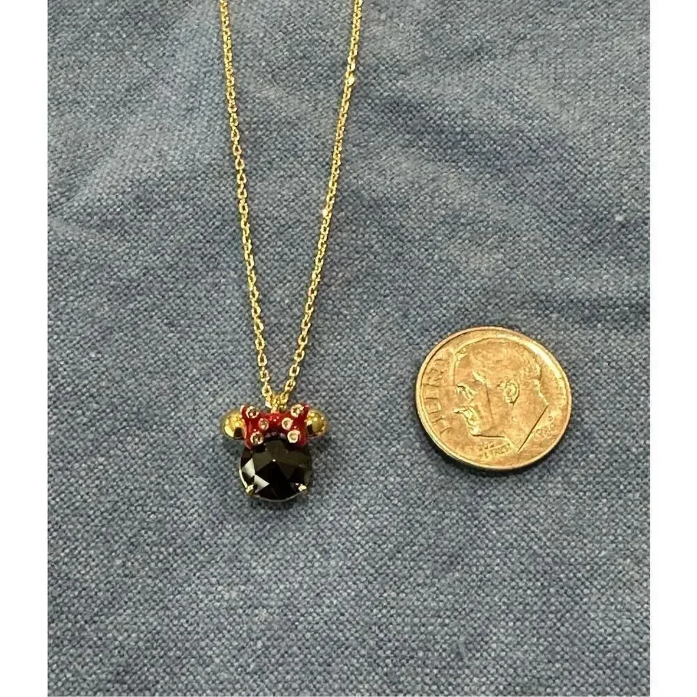 Disney x Kate Spade NEW necklace - Minnie Mouse black